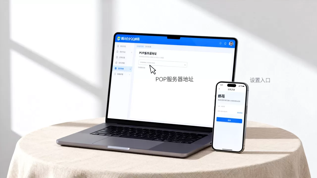 怎么看腾讯企业QQ邮箱POP服务器地址?,在哪里设置 怎么看腾讯企业QQ邮箱POP服务器地址?,在哪里设置