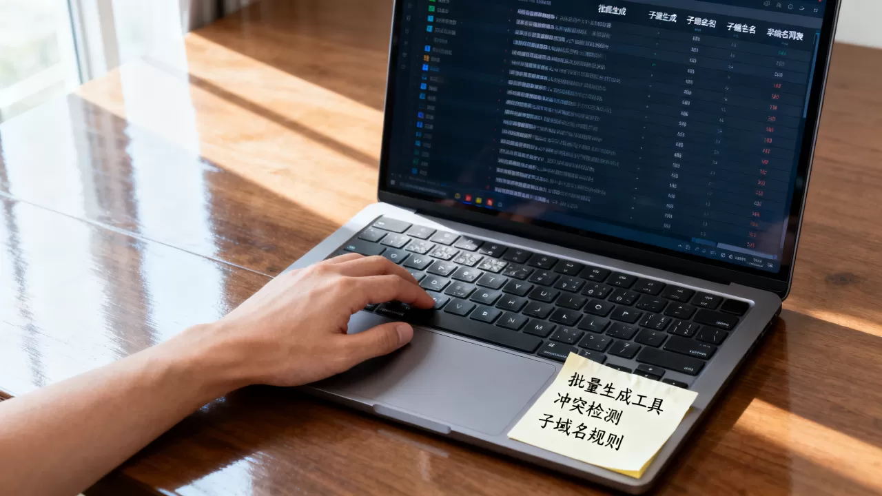 如何批量生成域名子域名且避免冲突?域名子域名批量生成技巧有哪些 如何批量生成域名子域名且避免冲突?域名子域名批量生成技巧有哪些