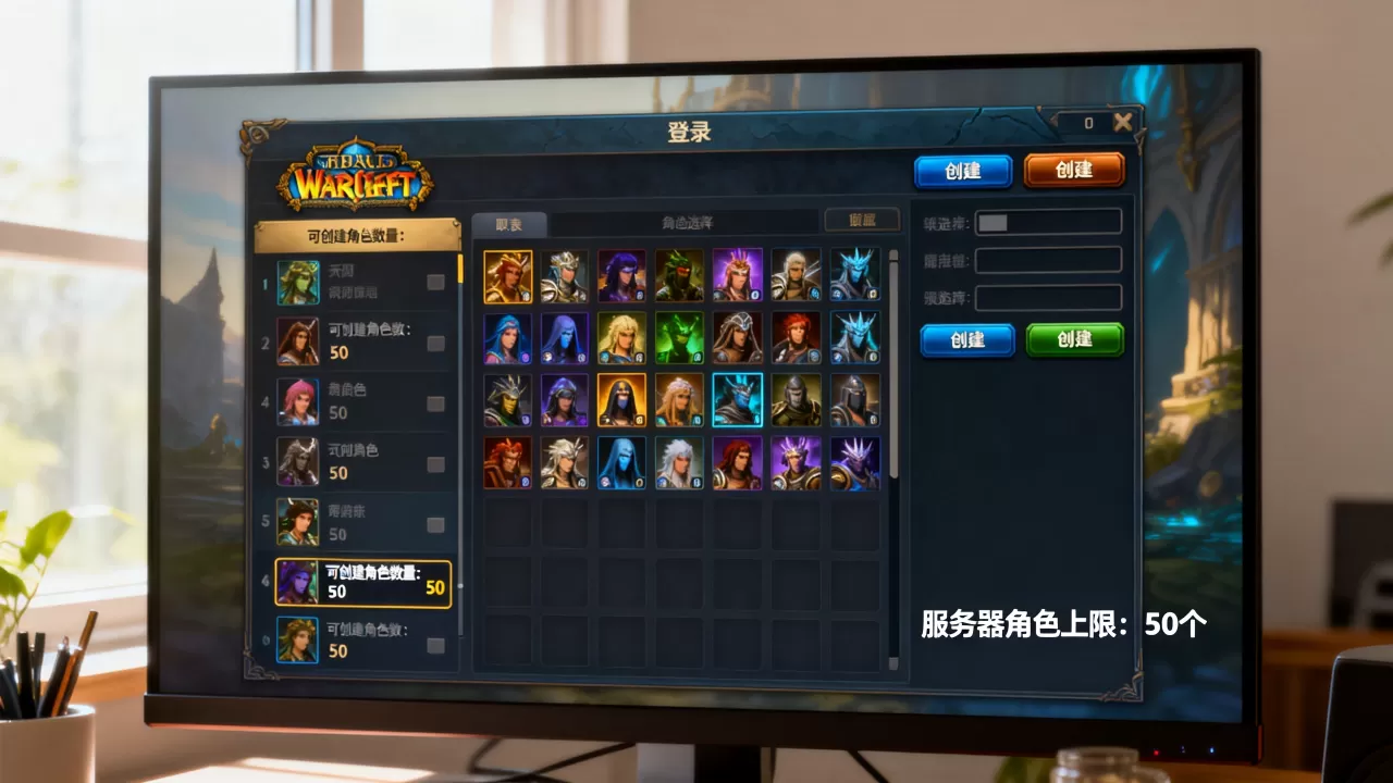 魔兽世界每个服务器能创建多少个角色,角色上限是多少? 魔兽世界每个服务器能创建多少个角色,角色上限是多少?
