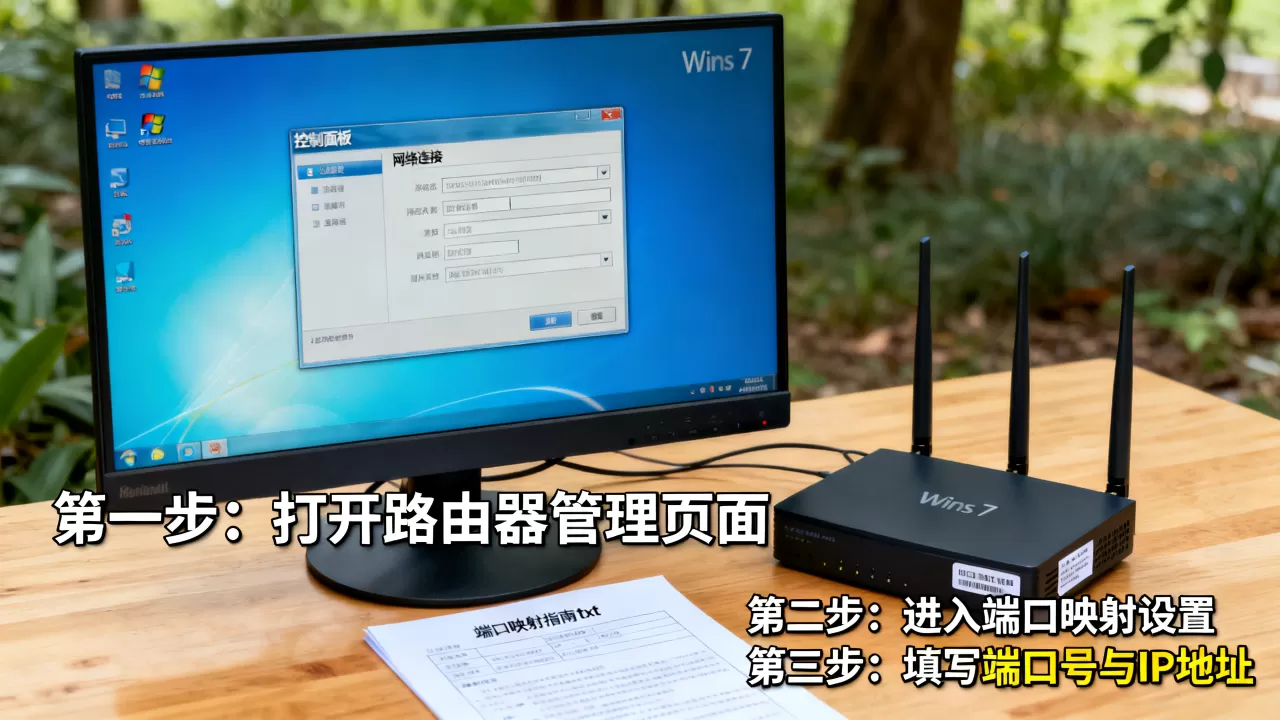 Win7如何设置服务器端口映射,具体步骤是什么? Win7如何设置服务器端口映射,具体步骤是什么?