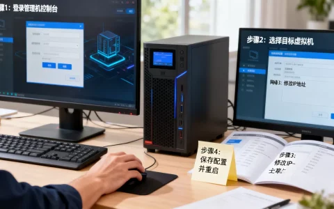 如何更改服务器管理机上的虚拟机ip，虚拟机ip地址怎么配置