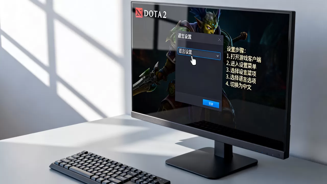 dota2服务器英文怎么换成中文版,在哪设置? dota2服务器英文怎么换成中文版,在哪设置?