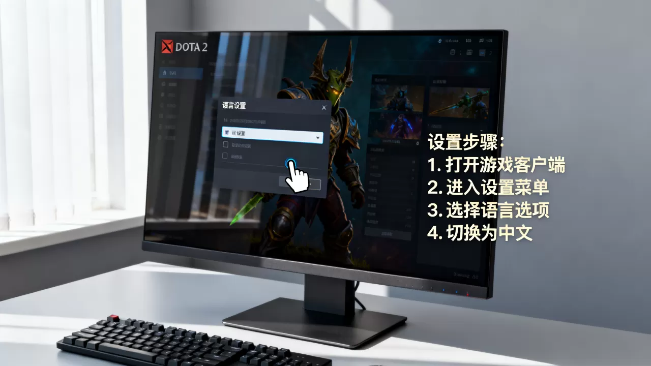 dota2服务器英文怎么换成中文版,在哪设置? dota2服务器英文怎么换成中文版,在哪设置?