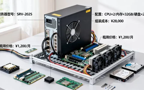组装算力服务器要花多少钱，一台租用价格多少？