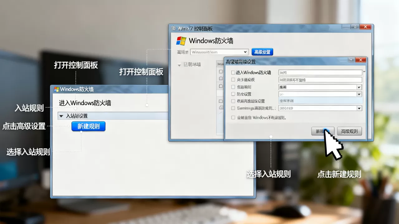 怎么打开Win7防火墙的服务器,Win7防火墙端口怎么设置? 怎么打开Win7防火墙的服务器,Win7防火墙端口怎么设置?