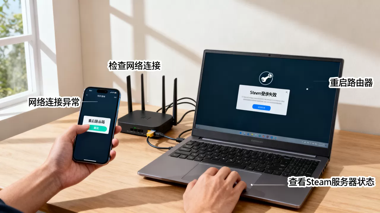 steam登录不上服务器失败怎么办,连接错误如何解决? steam登录不上服务器失败怎么办,连接错误如何解决?
