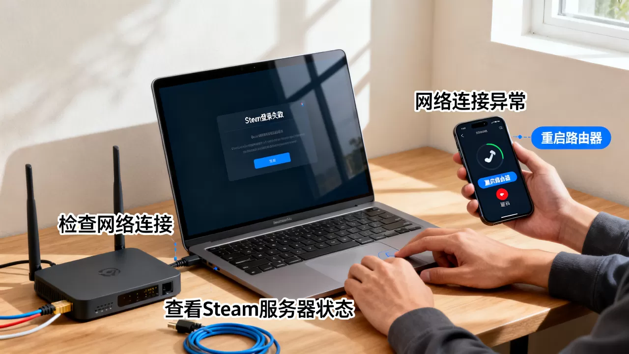 steam登录不上服务器失败怎么办,连接错误如何解决? steam登录不上服务器失败怎么办,连接错误如何解决?