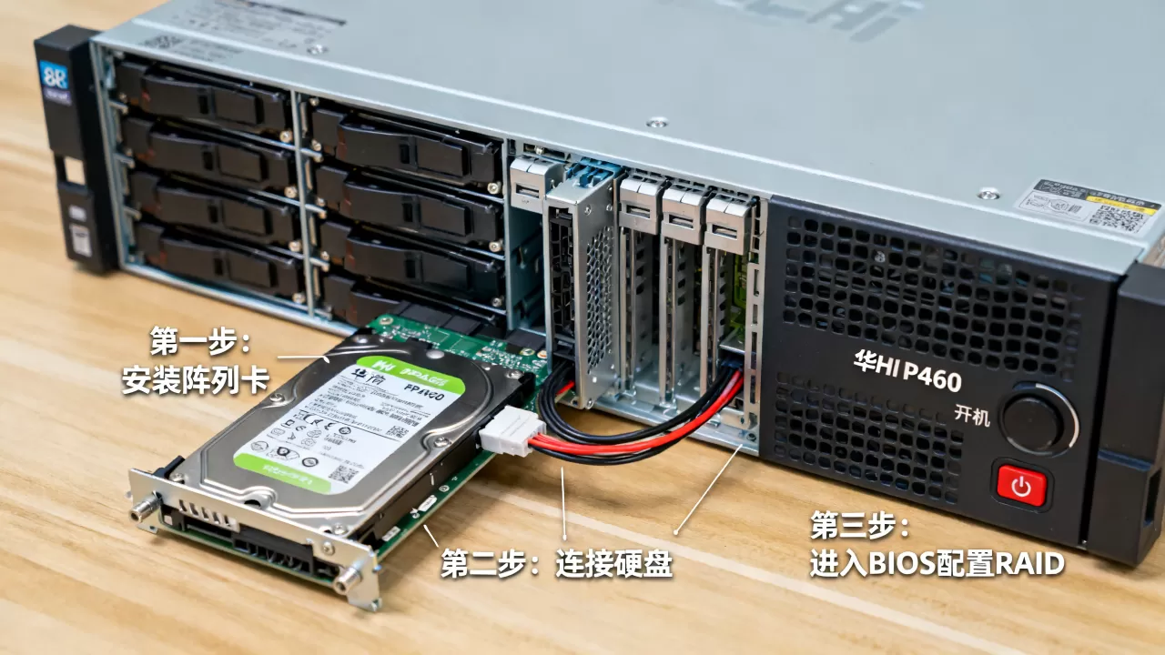 华三P460服务器怎么做RAID,配置步骤是什么? 华三P460服务器怎么做RAID,配置步骤是什么?