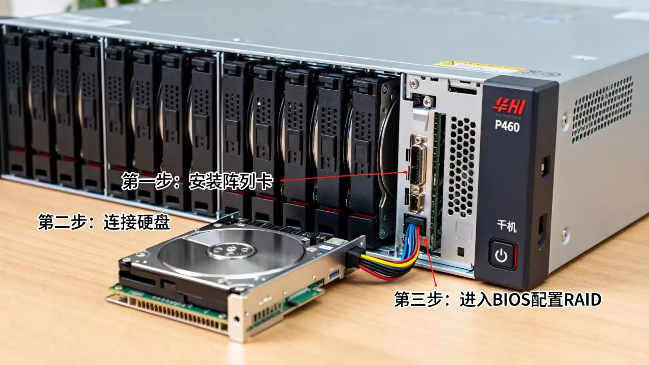华三P460服务器怎么做RAID,配置步骤是什么? 华三P460服务器怎么做RAID,配置步骤是什么?