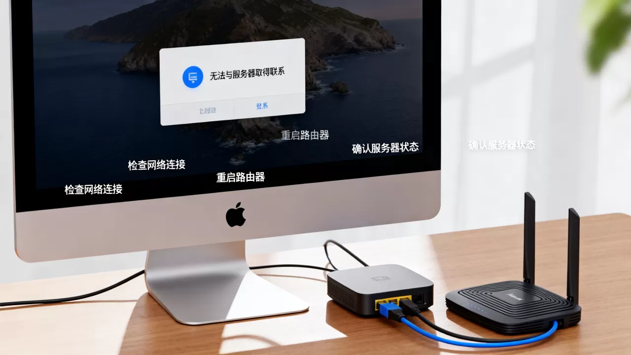 为什么macOS无法与服务器取得联系,如何解决 为什么macOS无法与服务器取得联系,如何解决