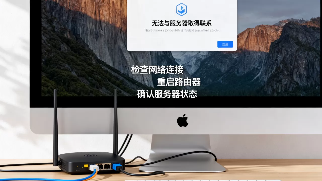 为什么macOS无法与服务器取得联系,如何解决 为什么macOS无法与服务器取得联系,如何解决