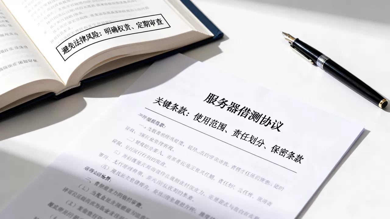 服务器借测协议有哪些关键条款,怎么避免法律风险? 服务器借测协议有哪些关键条款,怎么避免法律风险?