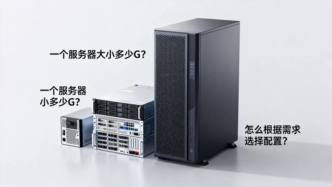 一个服务器大小多少G?,怎么根据需求选择配置? 一个服务器大小多少G?,怎么根据需求选择配置?