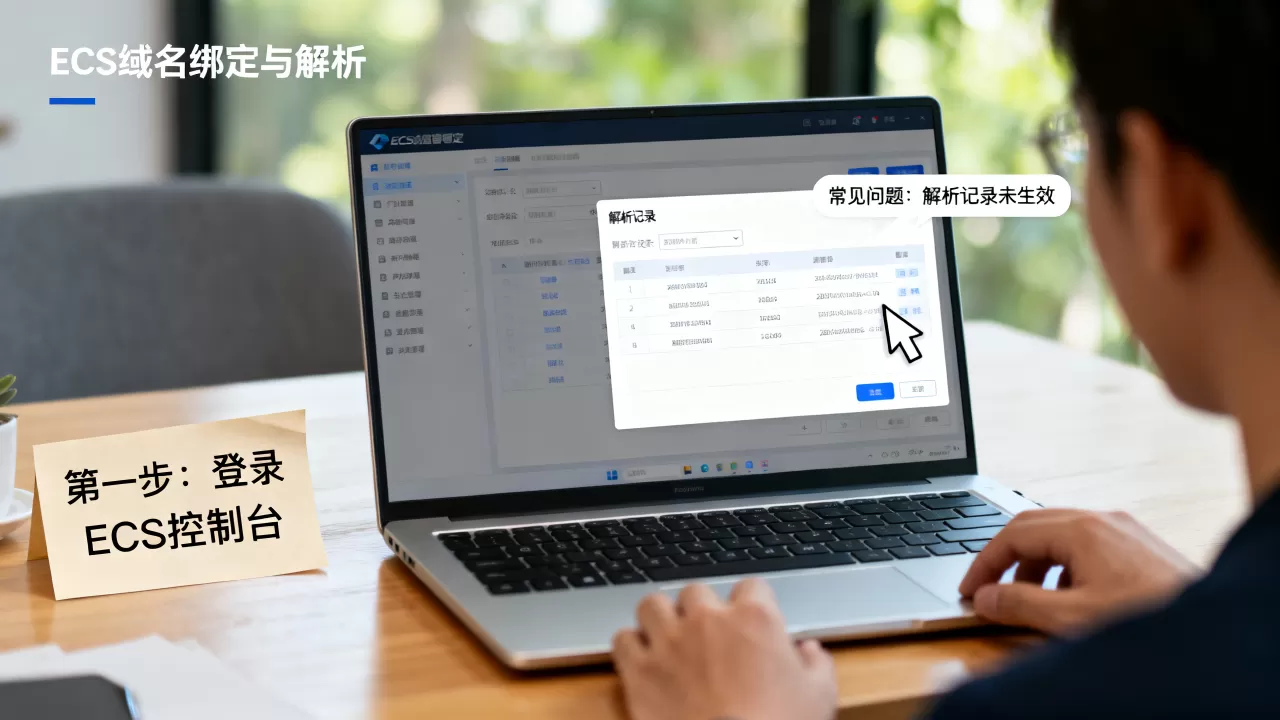 ECS域名绑定域名解析步骤怎么做,常见问题有哪些? ECS域名绑定域名解析步骤怎么做,常见问题有哪些?
