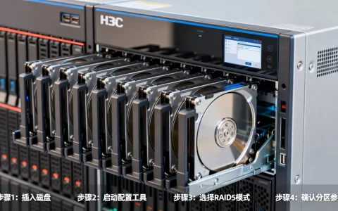 H3C服务器RAID5如何分区？磁盘阵列配置详细步骤