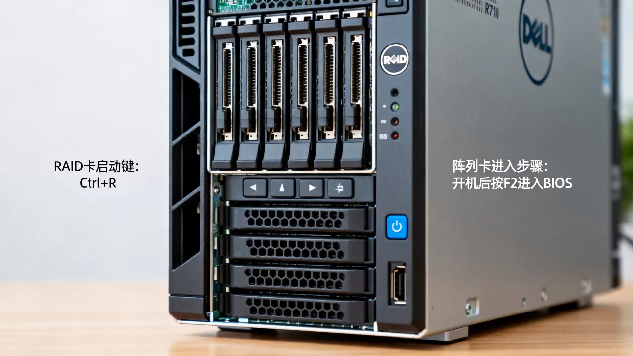 戴尔R710怎么进阵列卡,RAID卡启动按什么键? 戴尔R710怎么进阵列卡,RAID卡启动按什么键?