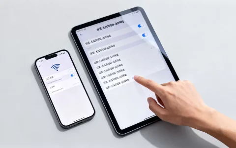苹果手机连上无线网后iPad如何连接服务器，怎么设置？