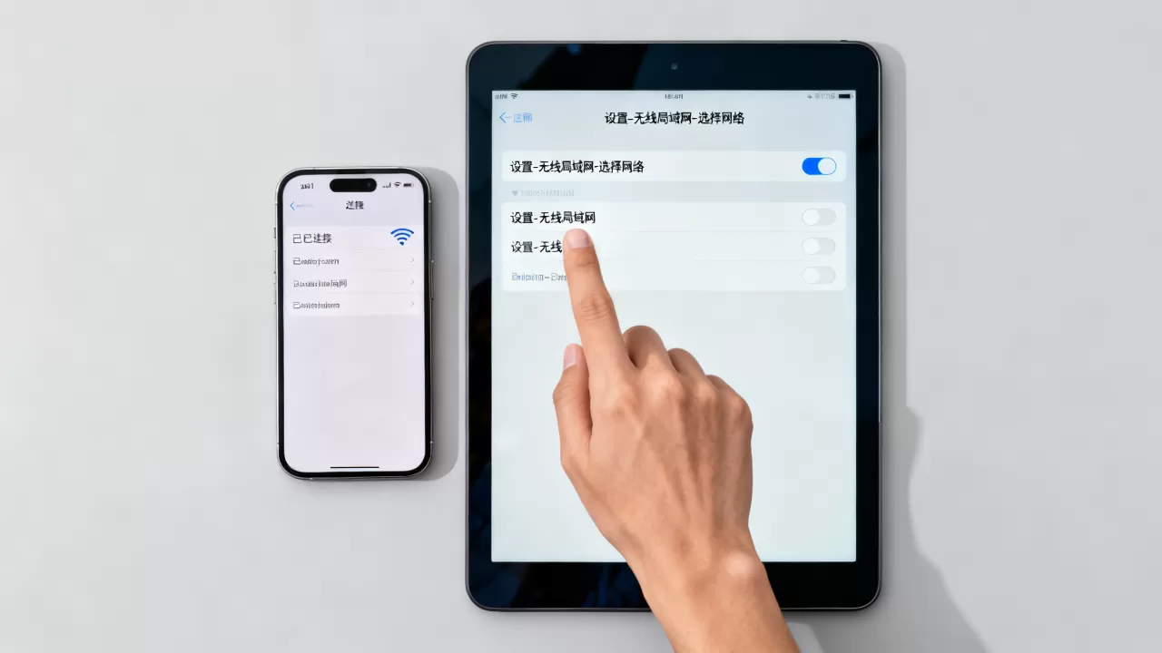 苹果手机连上无线网后iPad如何连接服务器,怎么设置? 苹果手机连上无线网后iPad如何连接服务器,怎么设置?