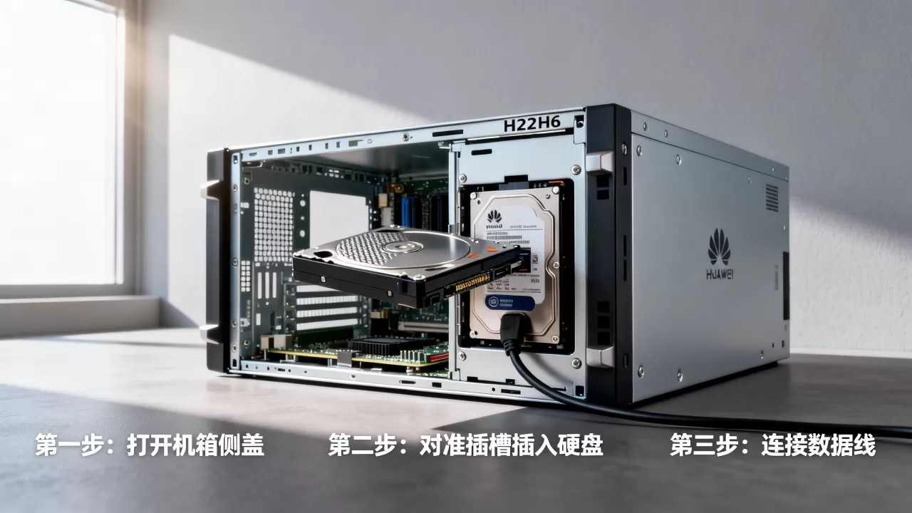 华为服务器h22h03怎么装硬盘?,硬盘安装教程步骤 华为服务器h22h03怎么装硬盘?,硬盘安装教程步骤