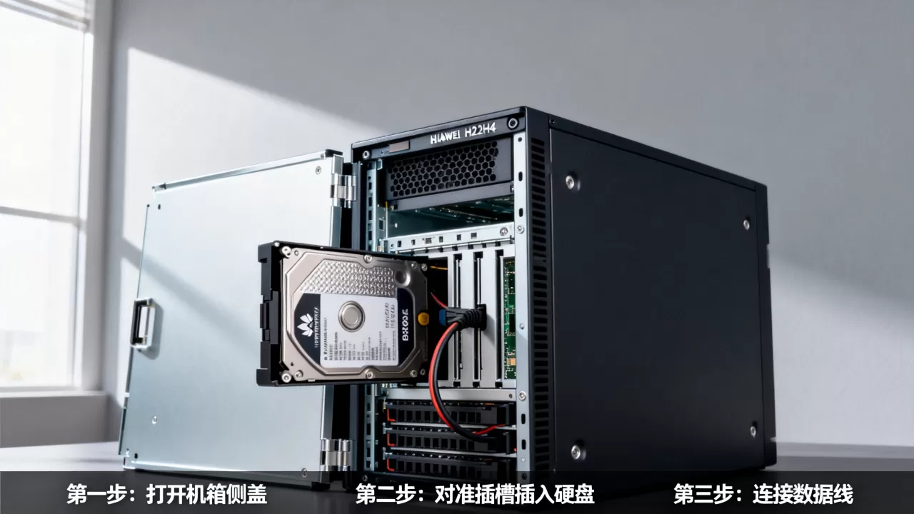 华为服务器h22h03怎么装硬盘?,硬盘安装教程步骤 华为服务器h22h03怎么装硬盘?,硬盘安装教程步骤