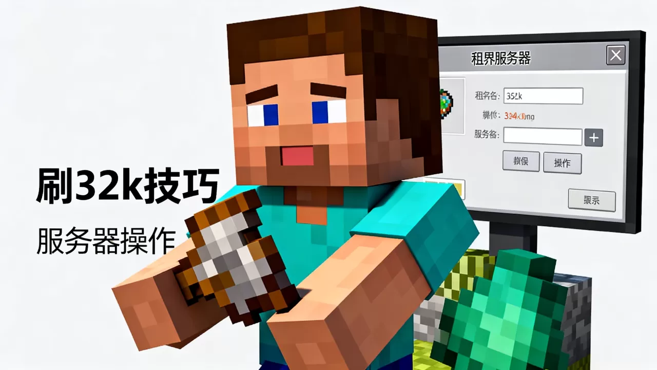 我的世界租界服务器怎么刷32k,有什么技巧? 我的世界租界服务器怎么刷32k,有什么技巧?