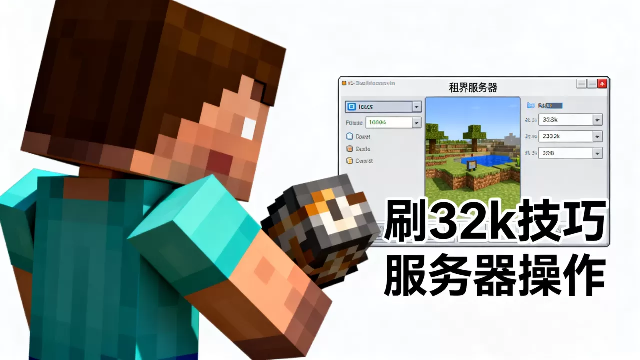 我的世界租界服务器怎么刷32k,有什么技巧? 我的世界租界服务器怎么刷32k,有什么技巧?