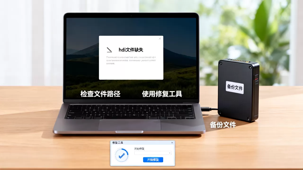 虚拟机.hdi文件缺失怎么办,如何修复hdi文件丢失无法启动? 虚拟机.hdi文件缺失怎么办,如何修复hdi文件丢失无法启动?