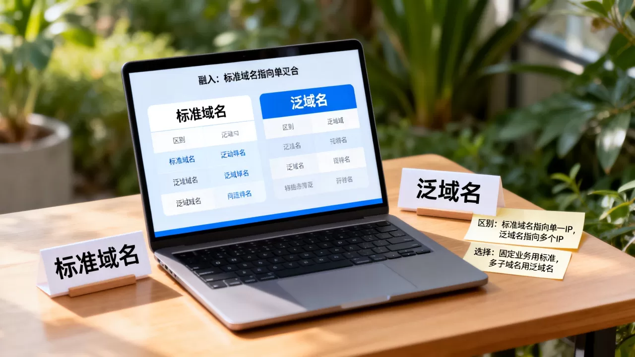 标准域名和泛域名有什么区别,如何正确选择使用? 标准域名和泛域名有什么区别,如何正确选择使用?