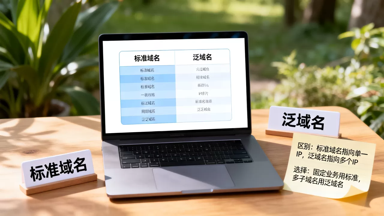 标准域名和泛域名有什么区别,如何正确选择使用? 标准域名和泛域名有什么区别,如何正确选择使用?