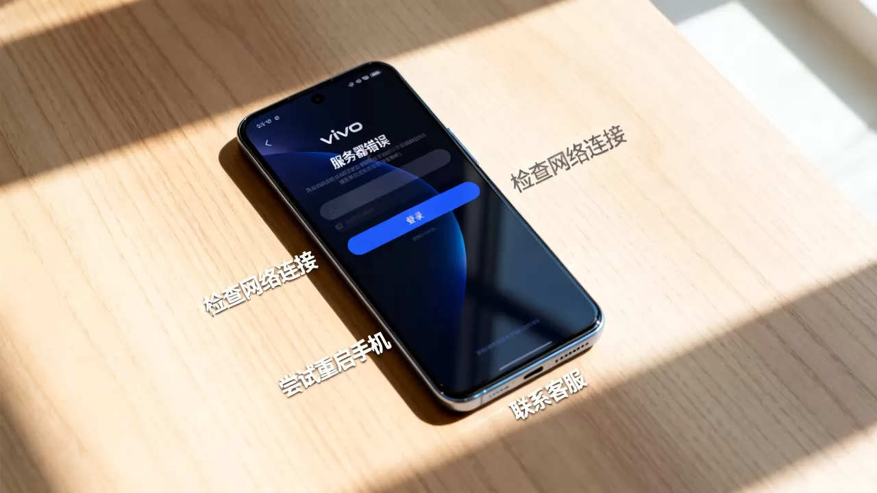 vivo账号登录显示服务器错误怎么办,是什么原因? vivo账号登录显示服务器错误怎么办,是什么原因?