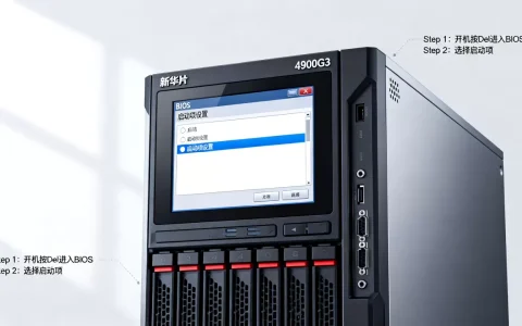 新华三服务器4900G3怎么进系统，BIOS怎么设置启动项？