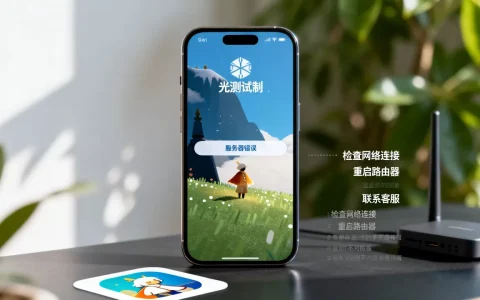 光遇测试服iOS服务器错误怎么办，光遇测试服进不去怎么解决？