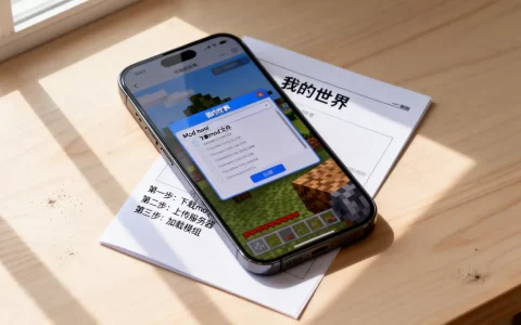 手机版我的世界怎么在服务器装mod,手机版我的世界模组加载教程