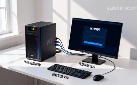 W7数据库服务器如何手动启动？,启动失败原因及修复方法