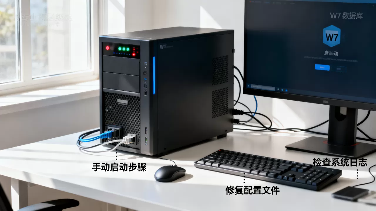 W7数据库服务器如何手动启动?,启动失败原因及修复方法 W7数据库服务器如何手动启动?,启动失败原因及修复方法