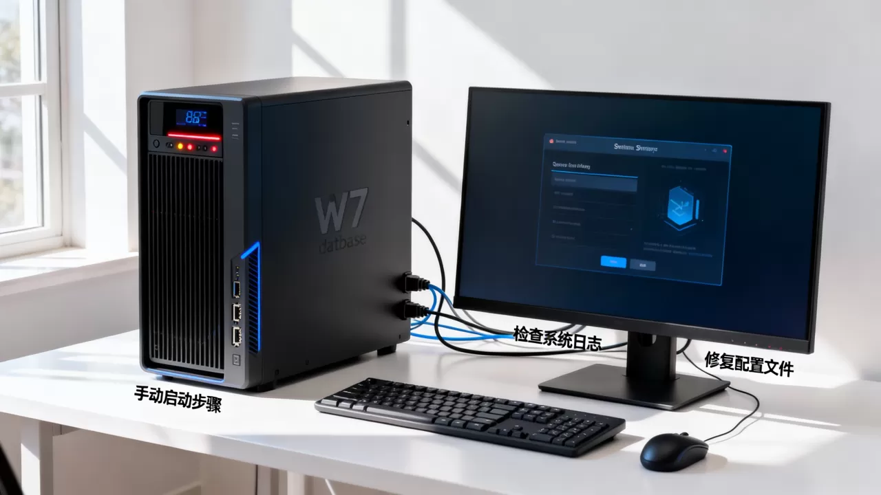 W7数据库服务器如何手动启动?,启动失败原因及修复方法 W7数据库服务器如何手动启动?,启动失败原因及修复方法