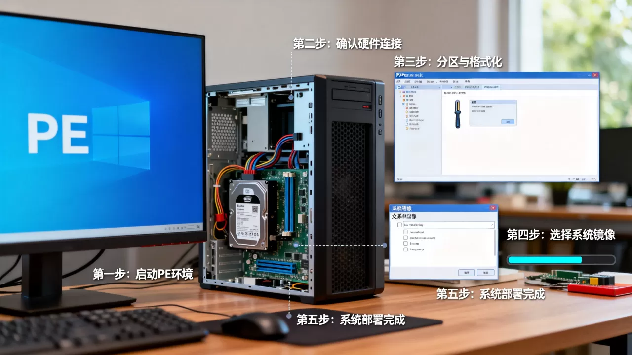 服务器系统怎么在PE下安装系统,安装步骤有哪些? 服务器系统怎么在PE下安装系统,安装步骤有哪些?