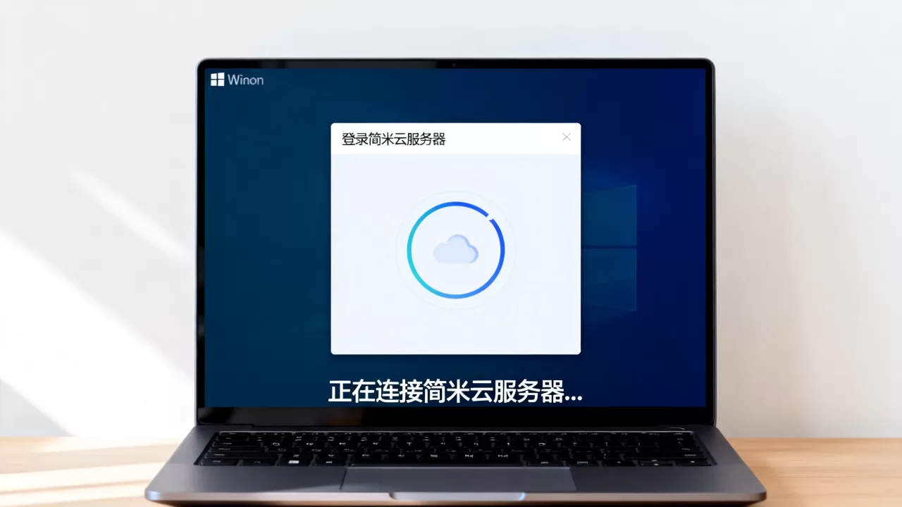 Win10为何登录不了简米云服务器,一直转圈怎么解决? Win10为何登录不了简米云服务器,一直转圈怎么解决?