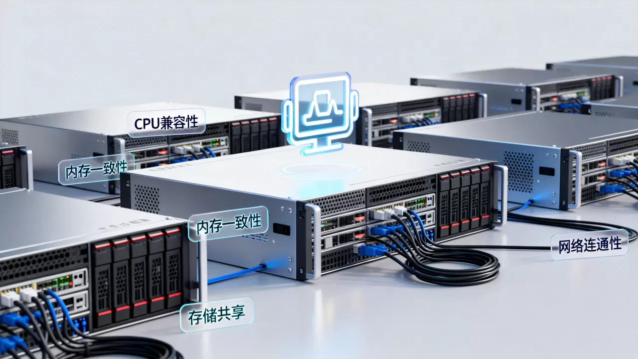 VMotion迁移需满足哪些核心条件才能成功?虚拟机热迁移必备条件有哪些? VMotion迁移需满足哪些核心条件才能成功?虚拟机热迁移必备条件有哪些?
