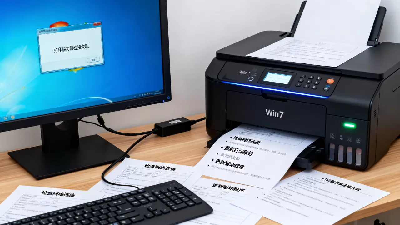 win7系统打印服务器失败怎么办,打印机无法连接怎么解决? win7系统打印服务器失败怎么办,打印机无法连接怎么解决?