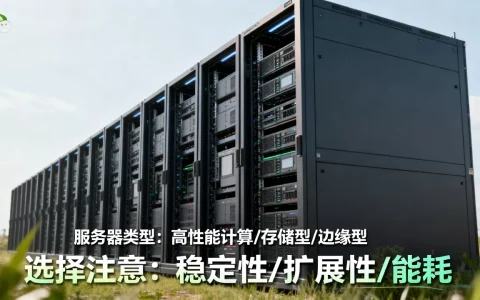 微信大型服务器有哪些类型，选择时注意什么？