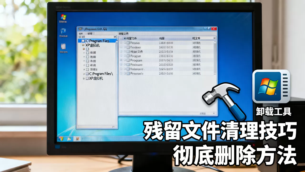 xp虚拟机卸载不干净怎么办?残留文件清理技巧,彻底删除方法 xp虚拟机卸载不干净怎么办?残留文件清理技巧,彻底删除方法