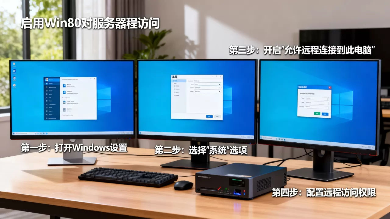 如何启用win10对服务器的远程访问?,步骤是什么 如何启用win10对服务器的远程访问?,步骤是什么