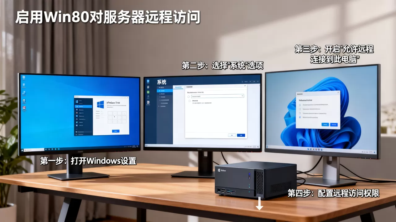 如何启用win10对服务器的远程访问?,步骤是什么 如何启用win10对服务器的远程访问?,步骤是什么