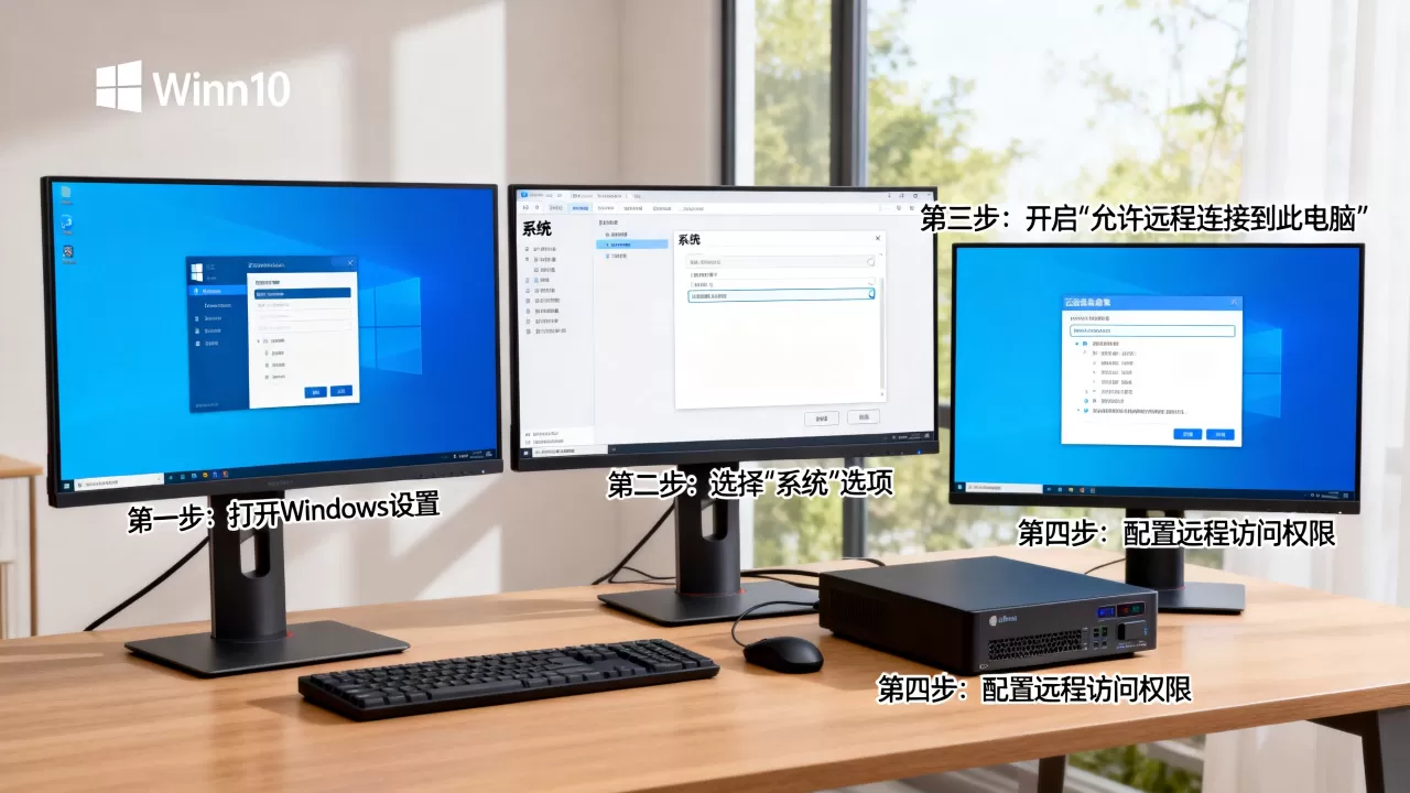 如何启用win10对服务器的远程访问?,步骤是什么 如何启用win10对服务器的远程访问?,步骤是什么