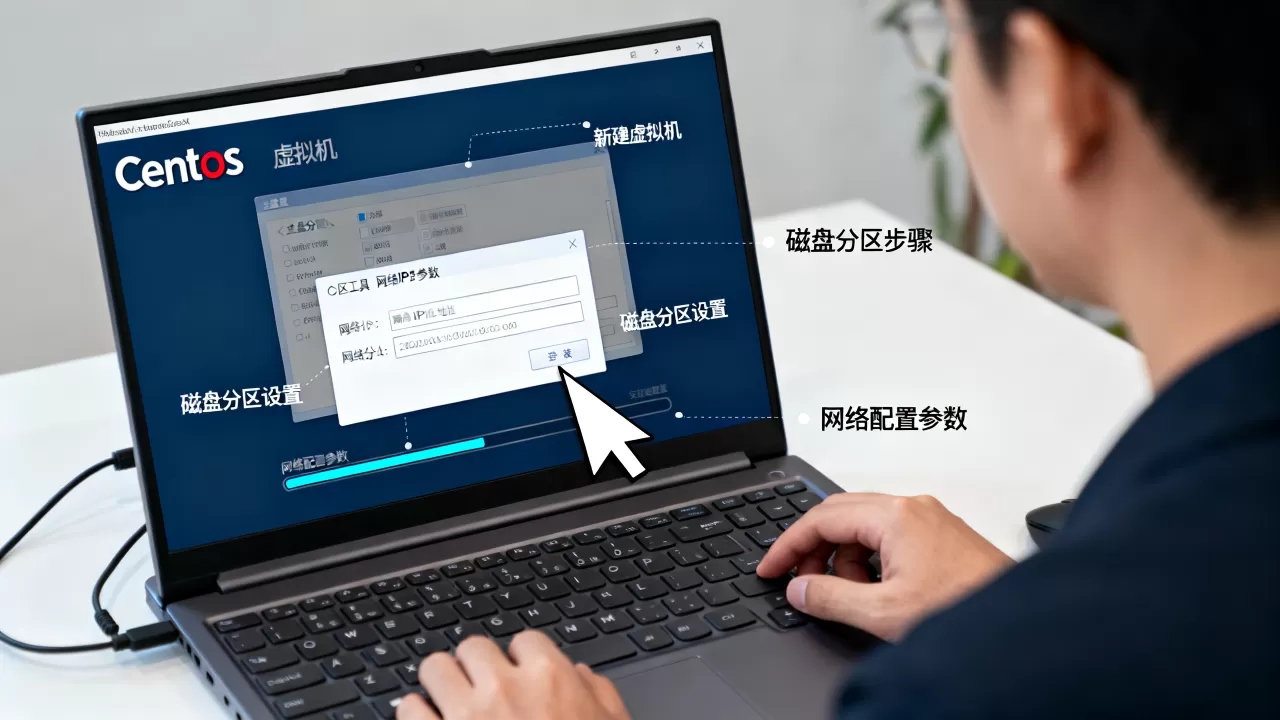 CentOS新建虚拟机磁盘分区和网络配置怎么设置?CentOS安装教程如何分区配网? CentOS新建虚拟机磁盘分区和网络配置怎么设置?CentOS安装教程如何分区配网?
