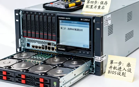 华为5288hv5服务器怎么做RAID，RAID配置详细步骤是什么