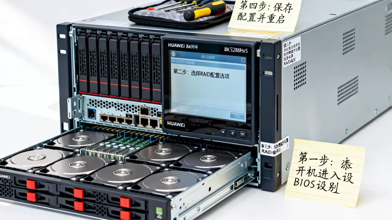 华为5288hv5服务器怎么做RAID,RAID配置详细步骤是什么 华为5288hv5服务器怎么做RAID,RAID配置详细步骤是什么