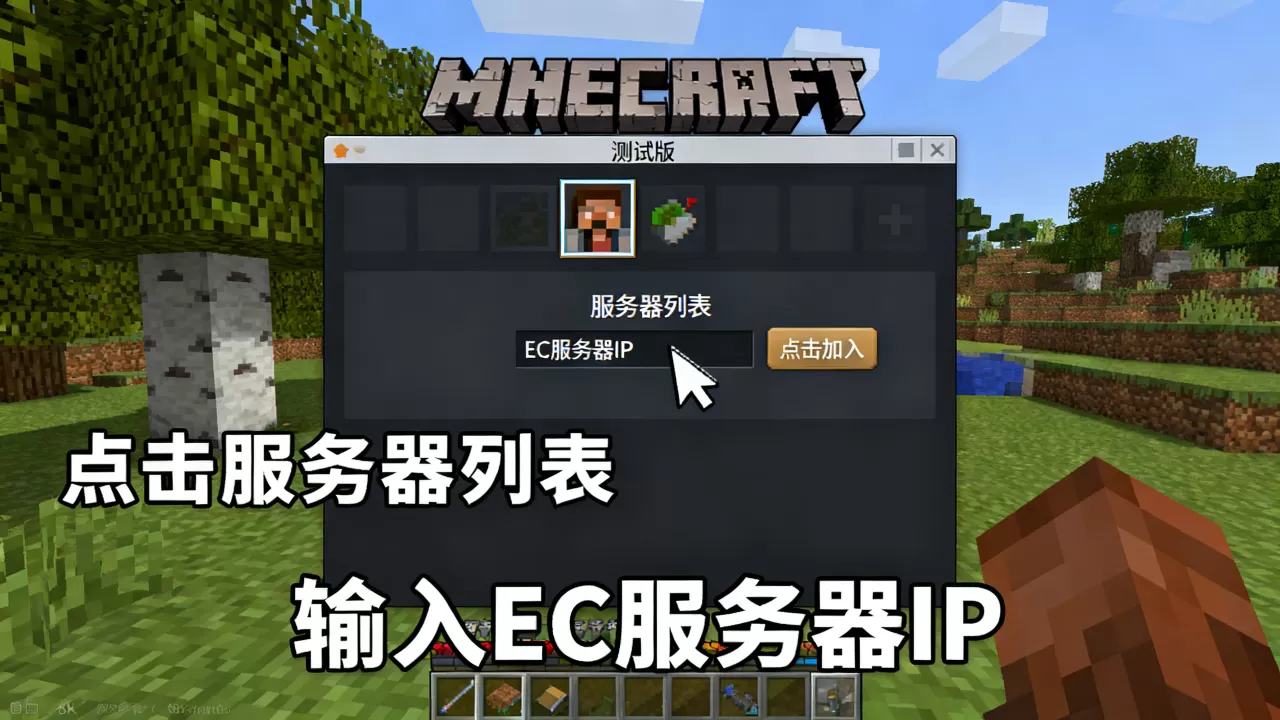 我的世界测试版如何进ec服务器,ec服务器是什么? 我的世界测试版如何进ec服务器,ec服务器是什么?