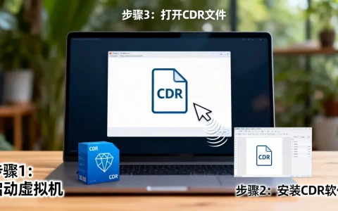 虚拟机如何正确打开编辑CDR文件？CDR文件怎么打开编辑？